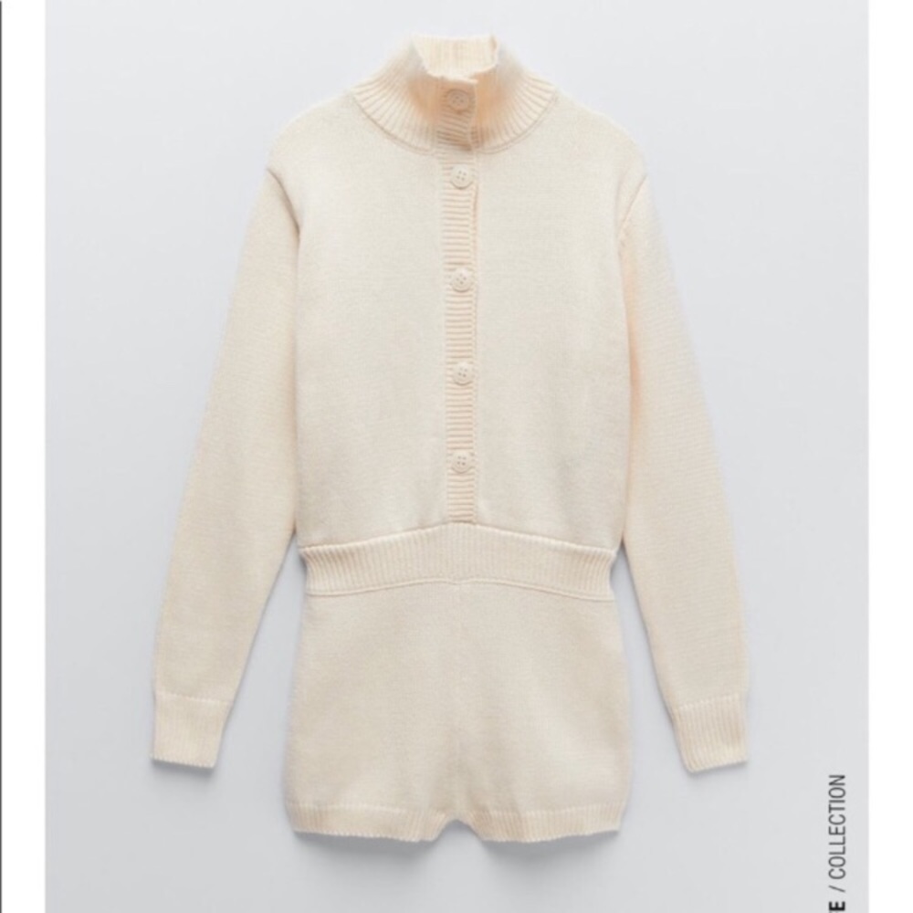 Zara size M limited edition knit romper